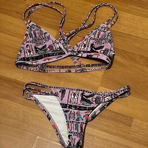 Velvet Sphynx Swimwear Bikini Set I Purple